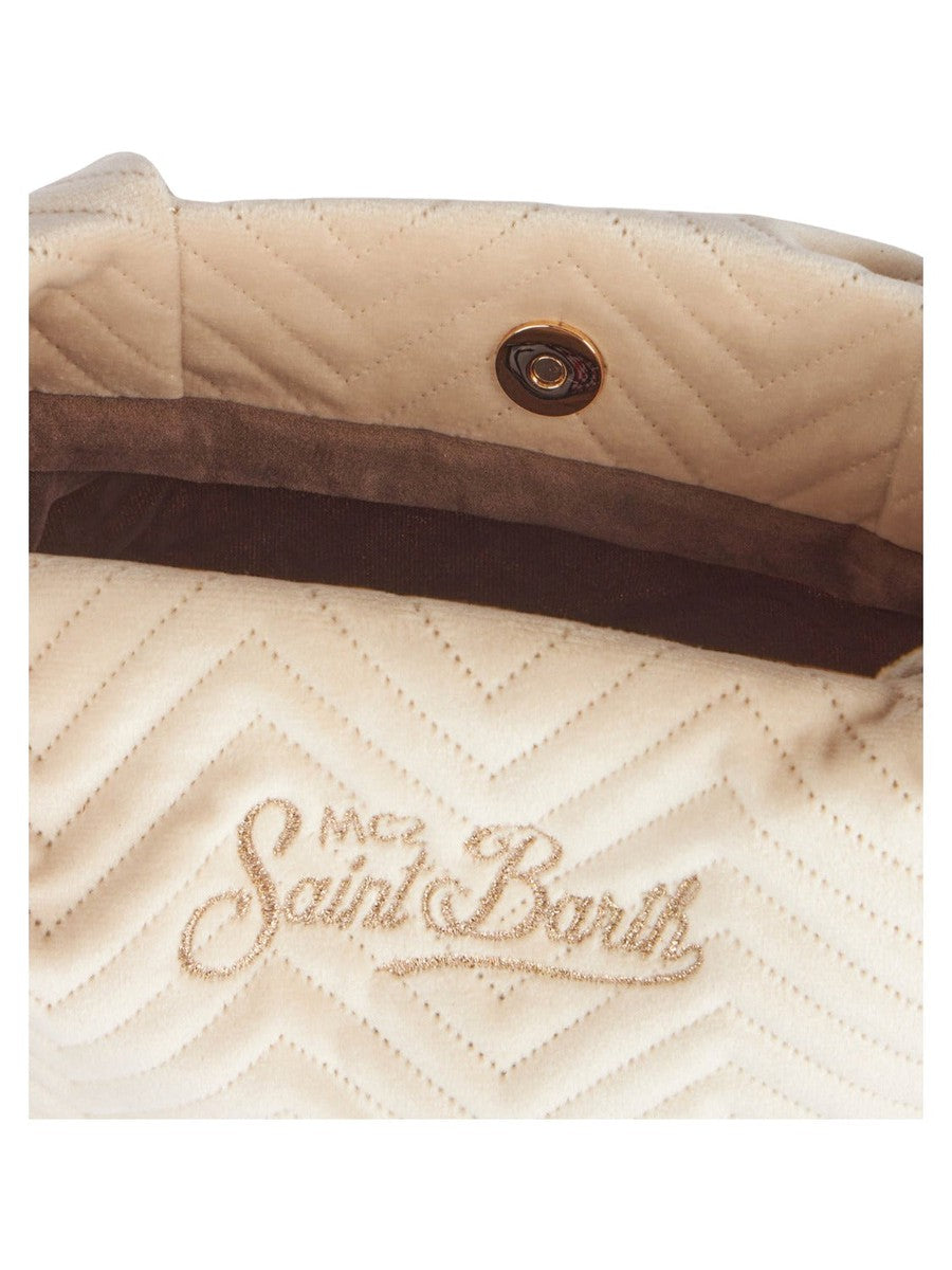 Pochette in velluto trapuntato-Mc2 Saint Barth-Pochette-Vittorio Citro Boutique