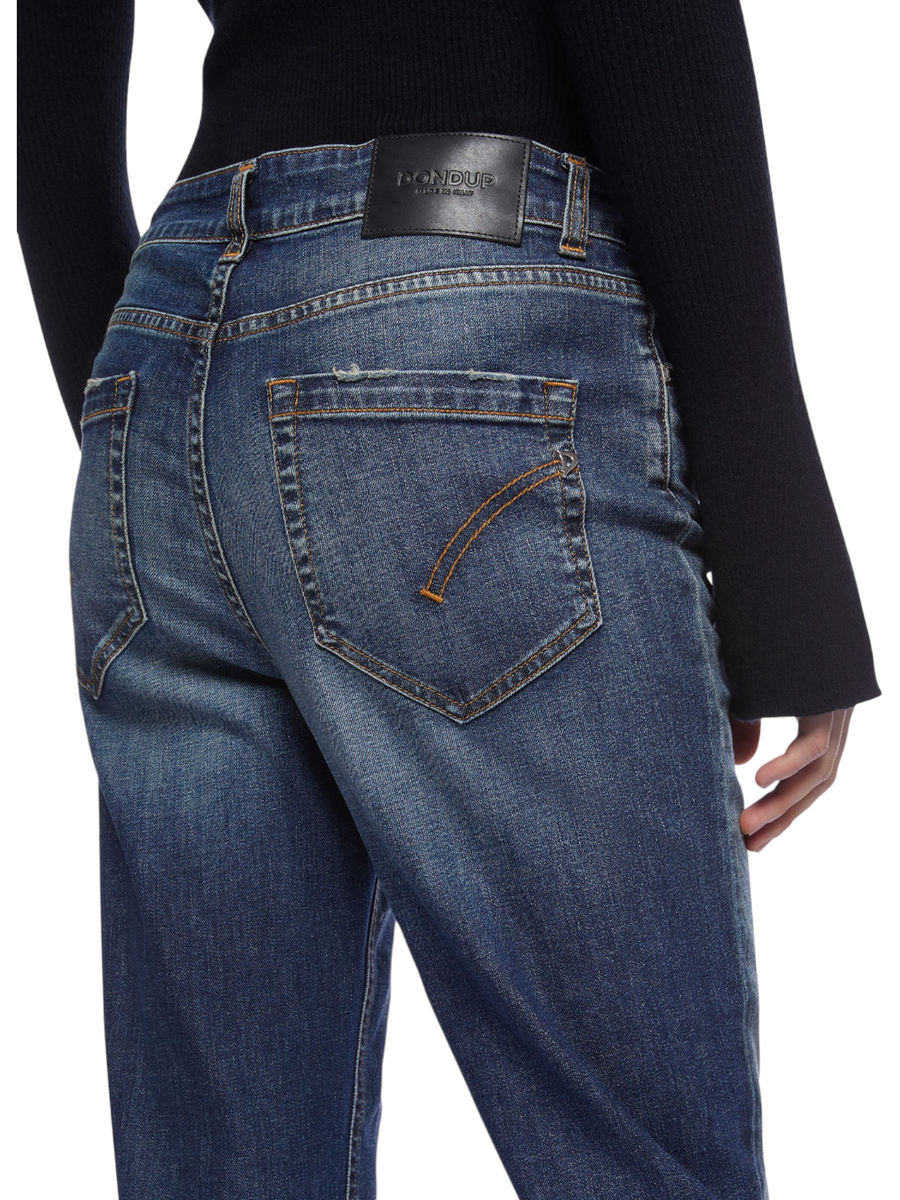 Jeans cropped Koons bottoni gioiello-Dondup-Jeans-Vittorio Citro Boutique
