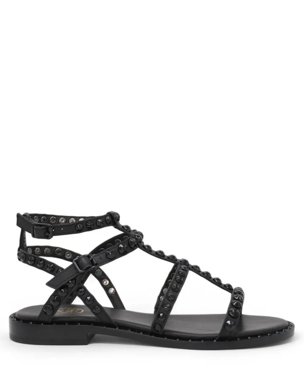 Sandali Precious Bis in Pelle con Borchie e Doppia Fibbia-ASH-Sandali-Vittorio Citro Boutique