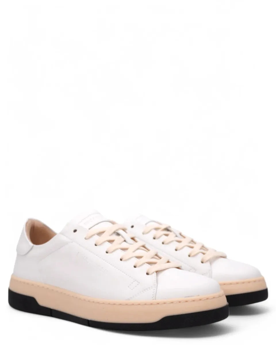 Sneakers in Pelle con Suola Bicolore-Brian Mills-Sneakers-Vittorio Citro Boutique
