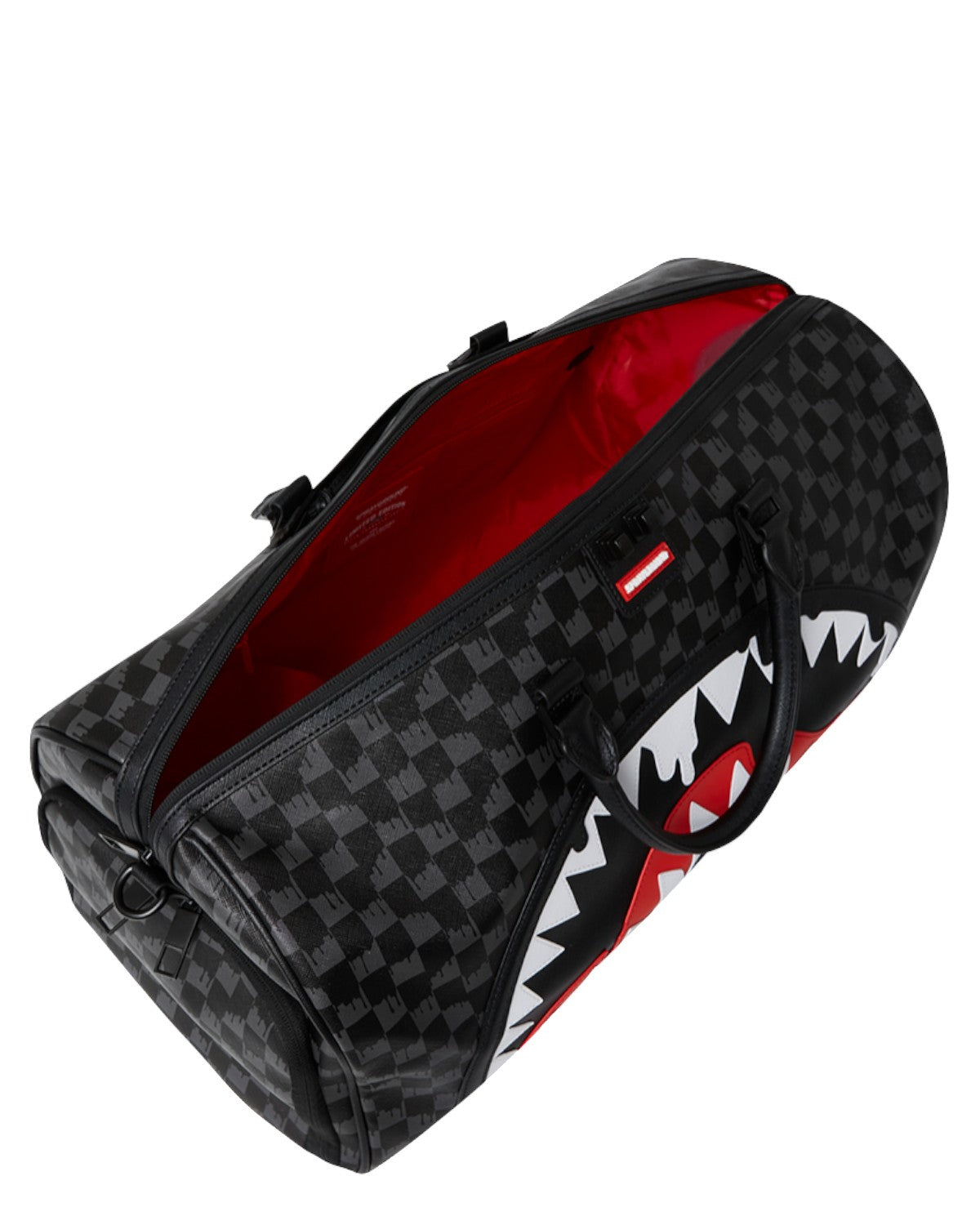 Dripping Sharks in Paris Mini Duffle Bag-Sprayground-BORSONI-Vittorio Citro Boutique