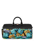 Borsone Sprayground Monopoly Money Stacks Large Duffle