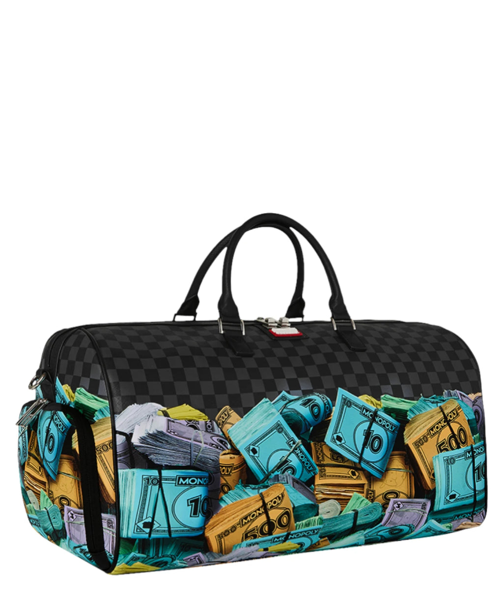 Borsone Sprayground Monopoly Money Stacks Große Reisetasche