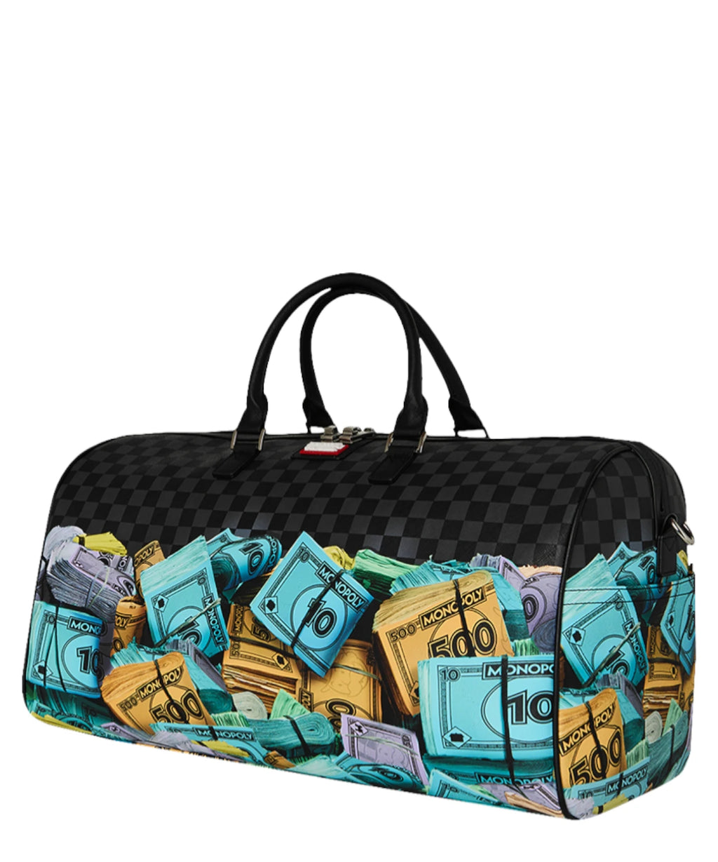 Borsone Sprayground Monopoly Money Stacks Große Reisetasche