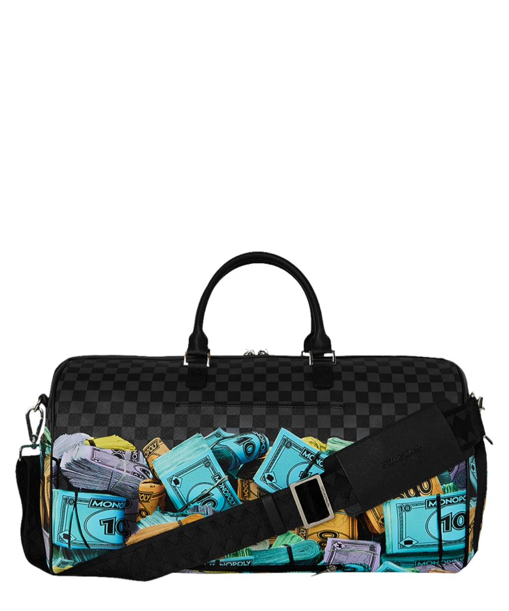 Borsone Sprayground Monopoly Money Stacks Große Reisetasche