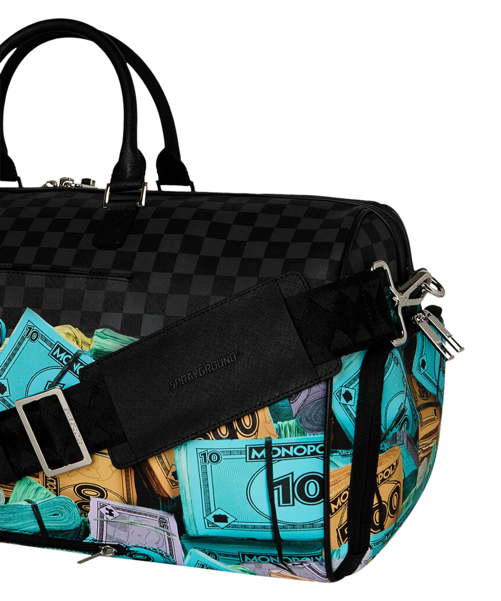 Borsone Sprayground Monopoly Money Stacks Große Reisetasche