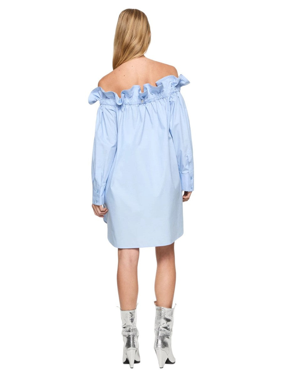 Abito corto in popeline-Dondup-Abiti-Vittorio Citro Boutique