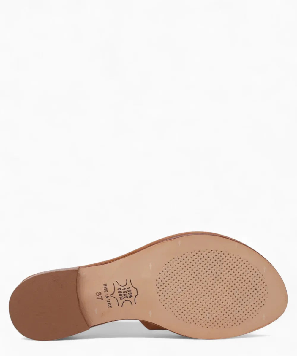 Sandalo Capri a Ciabatta in Suede con Fascia Larga-Capri Vittorio Citro-Ciabatte-Vittorio Citro Boutique