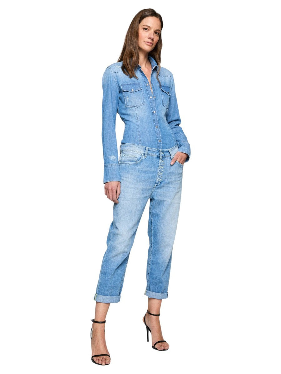 Jeans Koons loose in denim stretch-Dondup-Jeans-Vittorio Citro Boutique