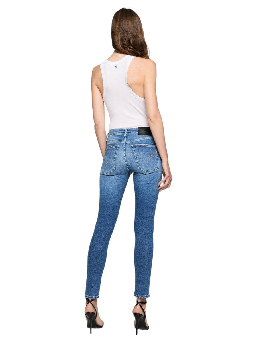 Jeans Iris Super Skinny in Denim Stretch-Dondup-Jeans-Vittorio Citro Boutique