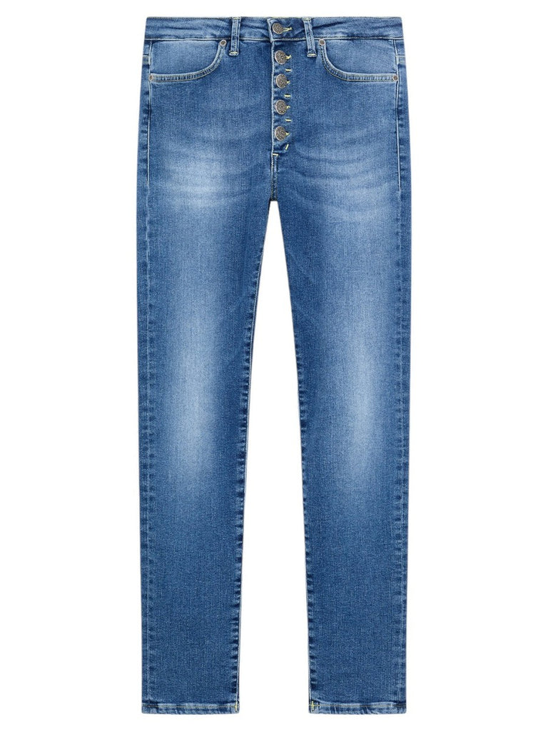 Jeans Iris Super Skinny in Denim Stretch-Dondup-Jeans-Vittorio Citro Boutique