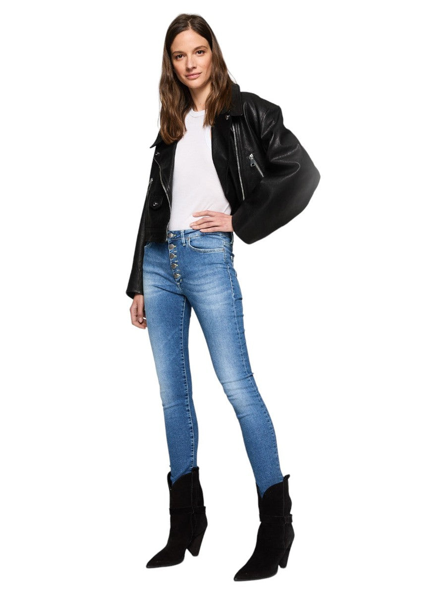 Jeans Iris Super Skinny in Denim Stretch-Dondup-Jeans-Vittorio Citro Boutique