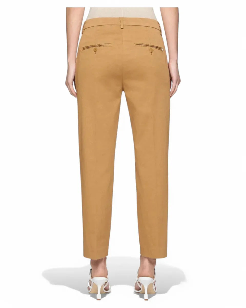 Pantaloni Nima Loose in Gabardina-Dondup-Pantaloni-Vittorio Citro Boutique