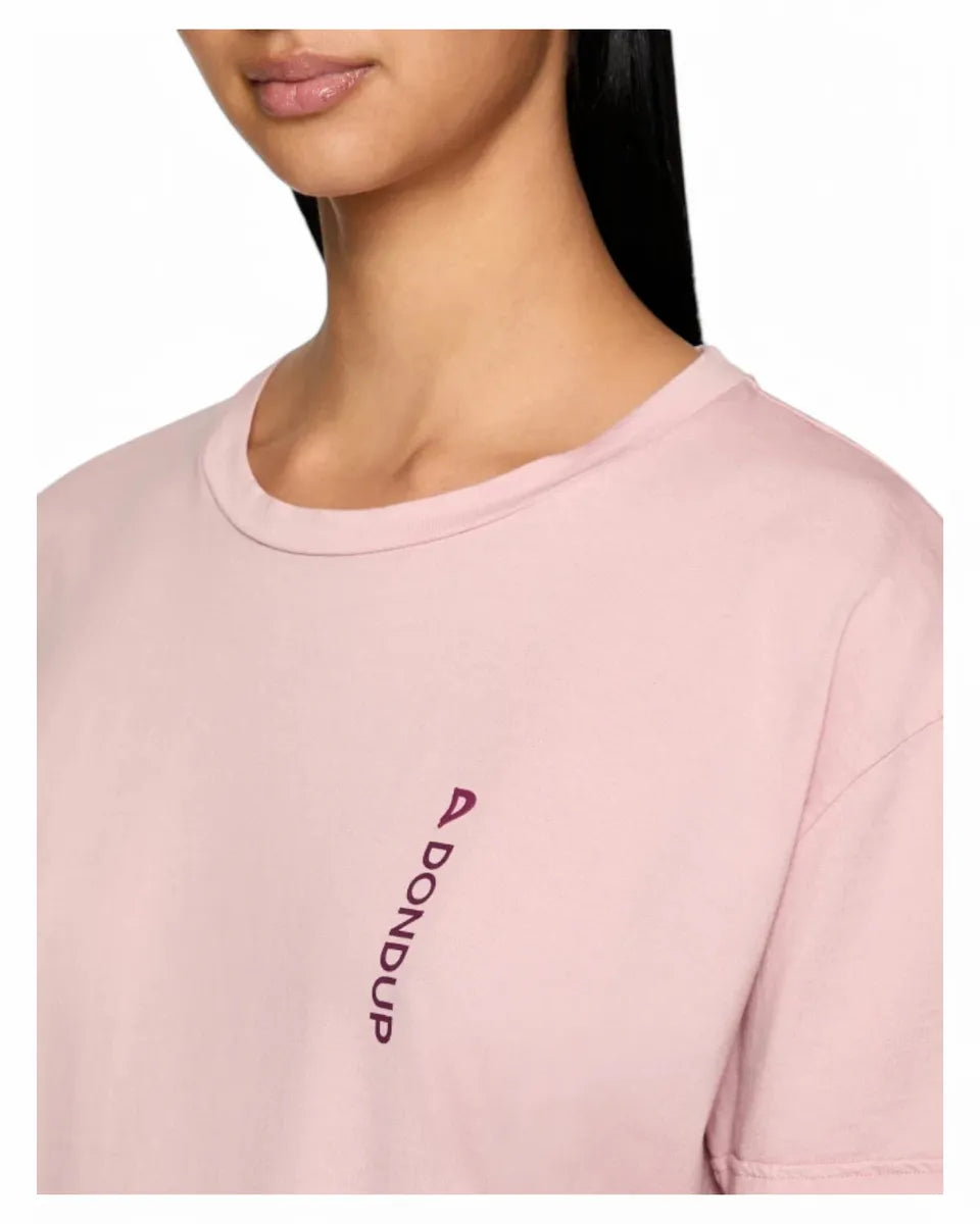 T-shirt Girocollo Regular in Jersey-Dondup-T-shirt-Vittorio Citro Boutique