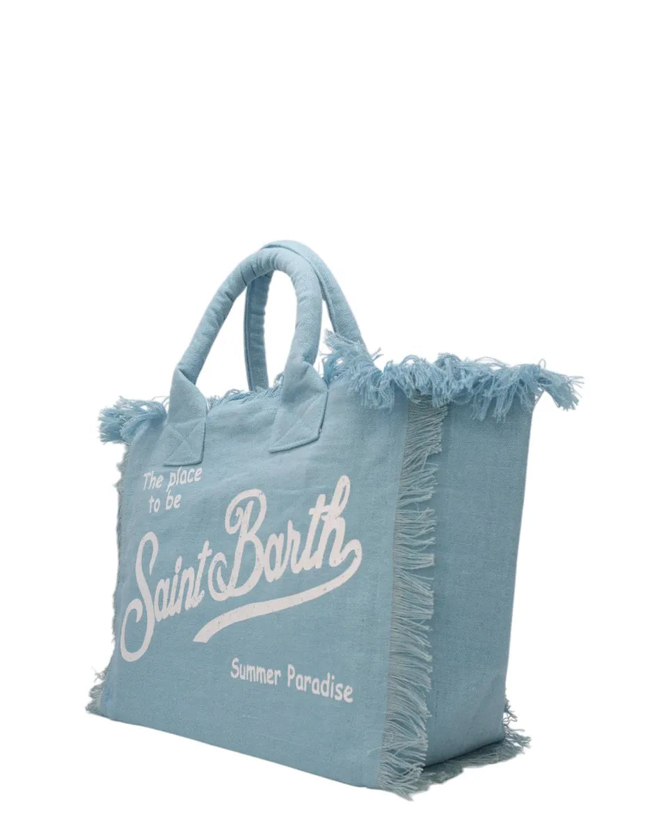 Borsa tote Vanity in lino-Borse a spalla-Mc2 Saint Barth-Vittorio Citro Boutique