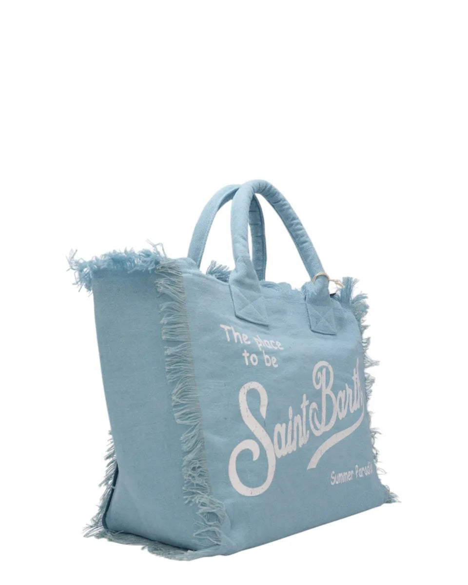Borsa tote Vanity in lino-Borse a spalla-Mc2 Saint Barth-Vittorio Citro Boutique