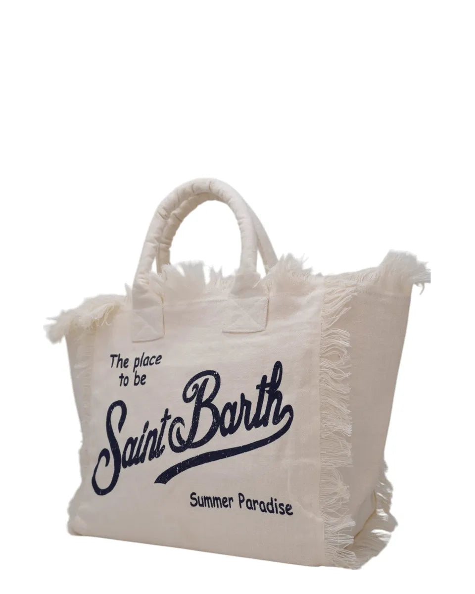 Borsa tote Vanity in lino-Borse a spalla-Mc2 Saint Barth-Vittorio Citro Boutique