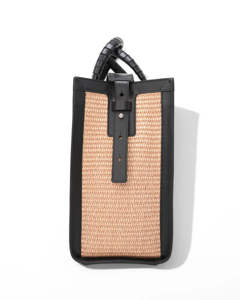 Borsa Casadei Beaurivage Mini Tote in Rafìa-Casadei-Borse a mano-Vittorio Citro Boutique