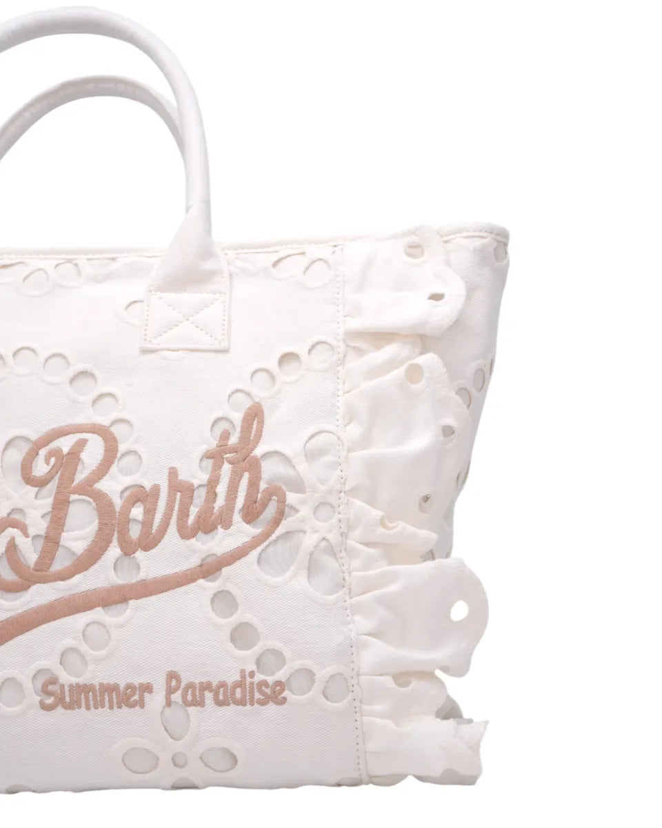 Borsa Vanity Volant in pizzo Sangallo-Mc2 Saint Barth-Borse a spalla-Vittorio Citro Boutique