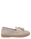 Mocassini Borlas artigianale in pelle e juta con campanellino-ABARCA-Mocassini-Vittorio Citro Boutique
