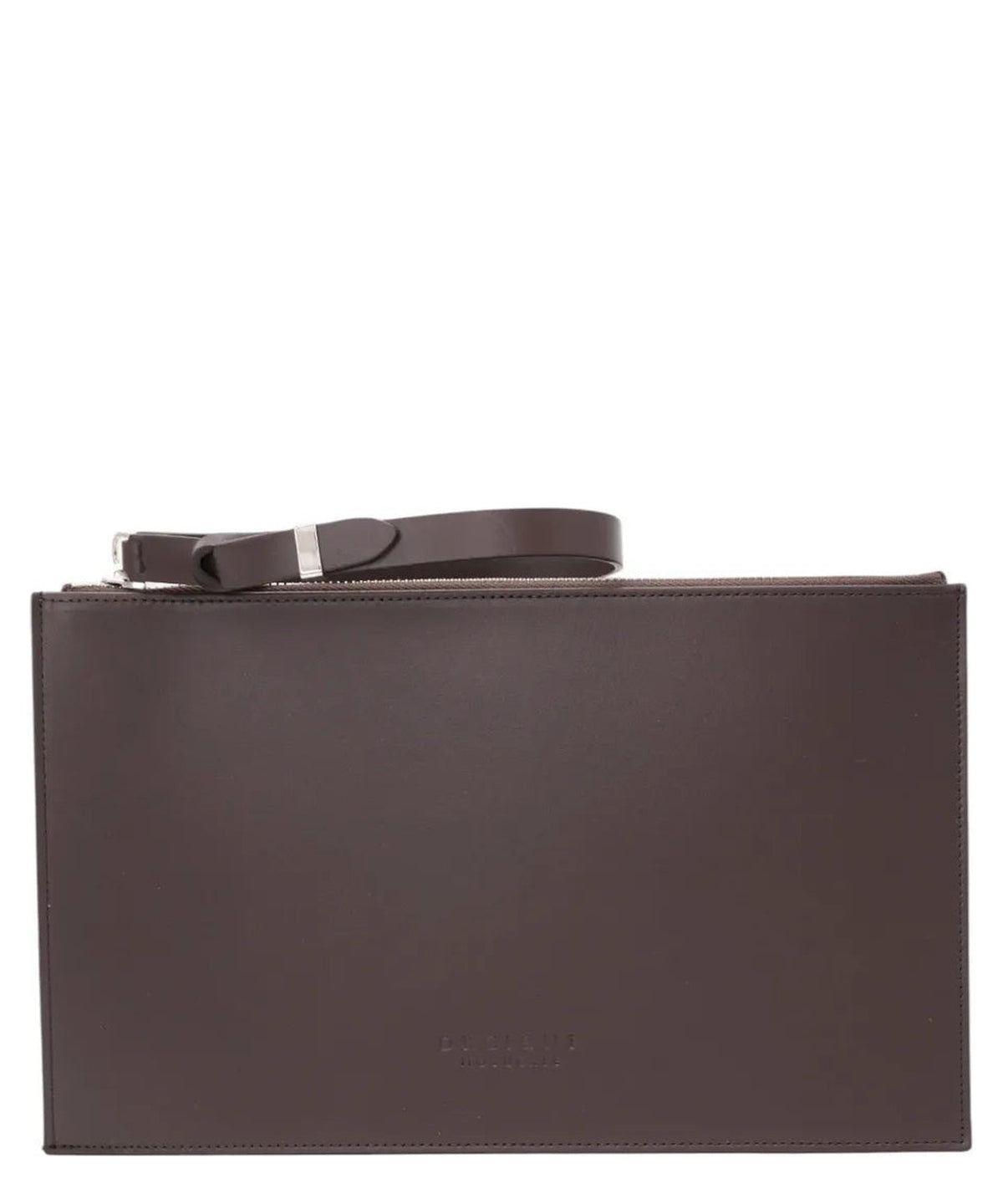 Busta in pelle Nobuckle con polsiera-Orciani-Pochette-Vittorio Citro Boutique