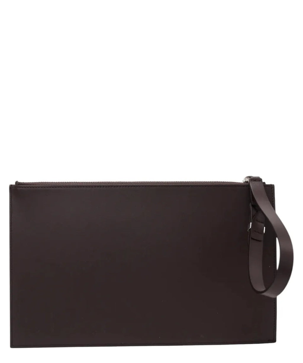 Busta in pelle Nobuckle con polsiera-Orciani-Pochette-Vittorio Citro Boutique