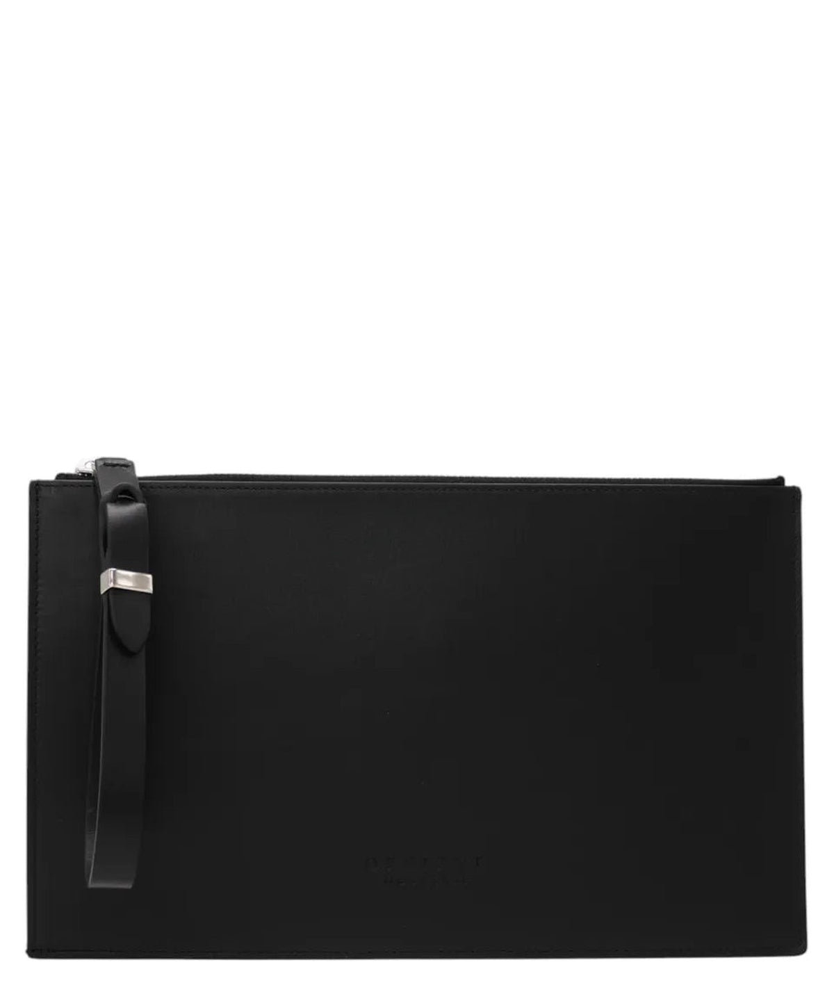 Busta in pelle Nobuckle con polsiera-Orciani-Pochette-Vittorio Citro Boutique