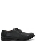 Scarpe Stringate in Pelle di Bufalo nero con Fondo in Cuoio-Nicol Sadler-Stringate-Vittorio Citro Boutique