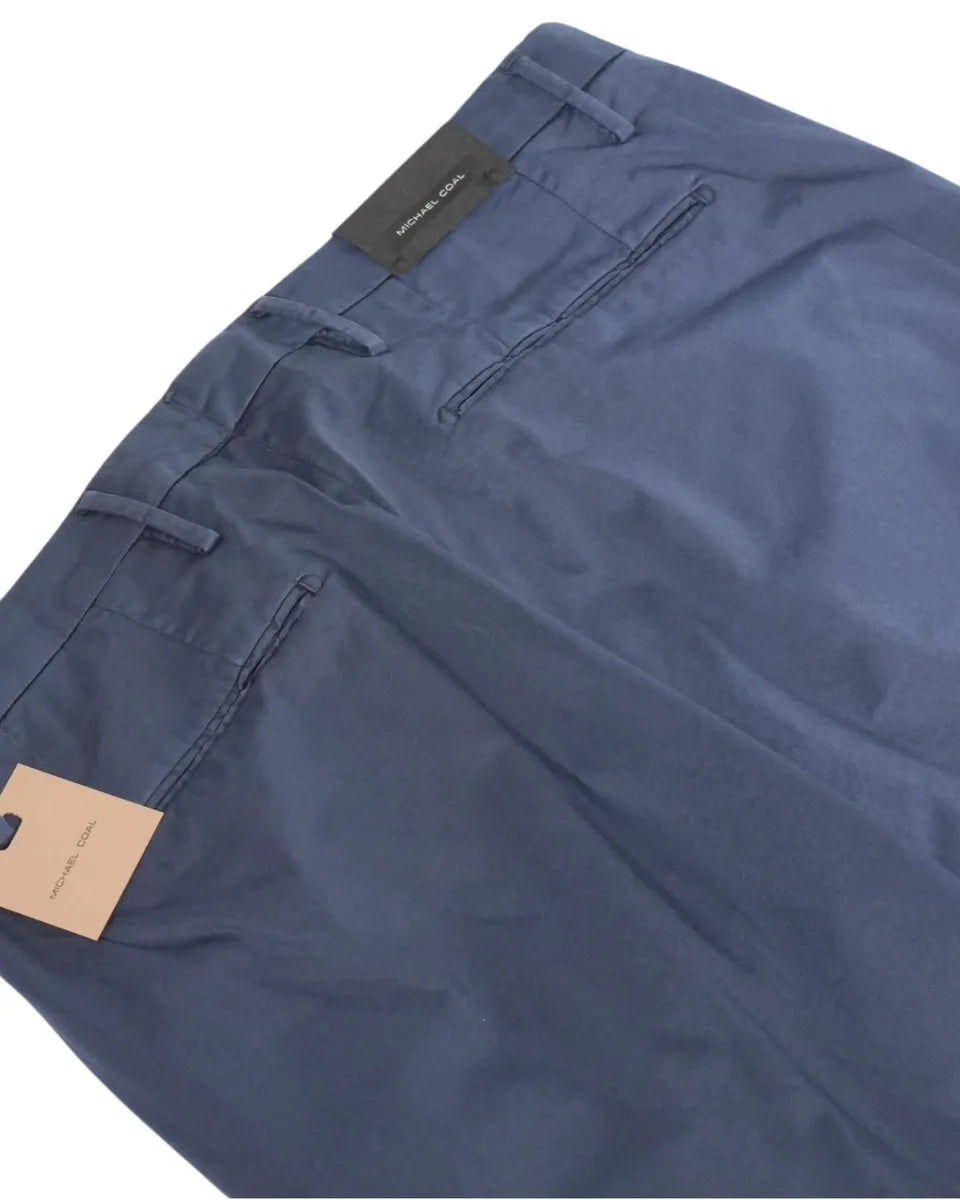 Pantaloni Brad in Cotone Elasticizzato-Michael Coal-Pantaloni-Vittorio Citro Boutique
