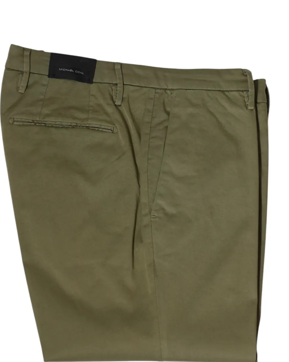 Pantaloni Brad in Cotone Elasticizzato-Michael Coal-Pantaloni-Vittorio Citro Boutique