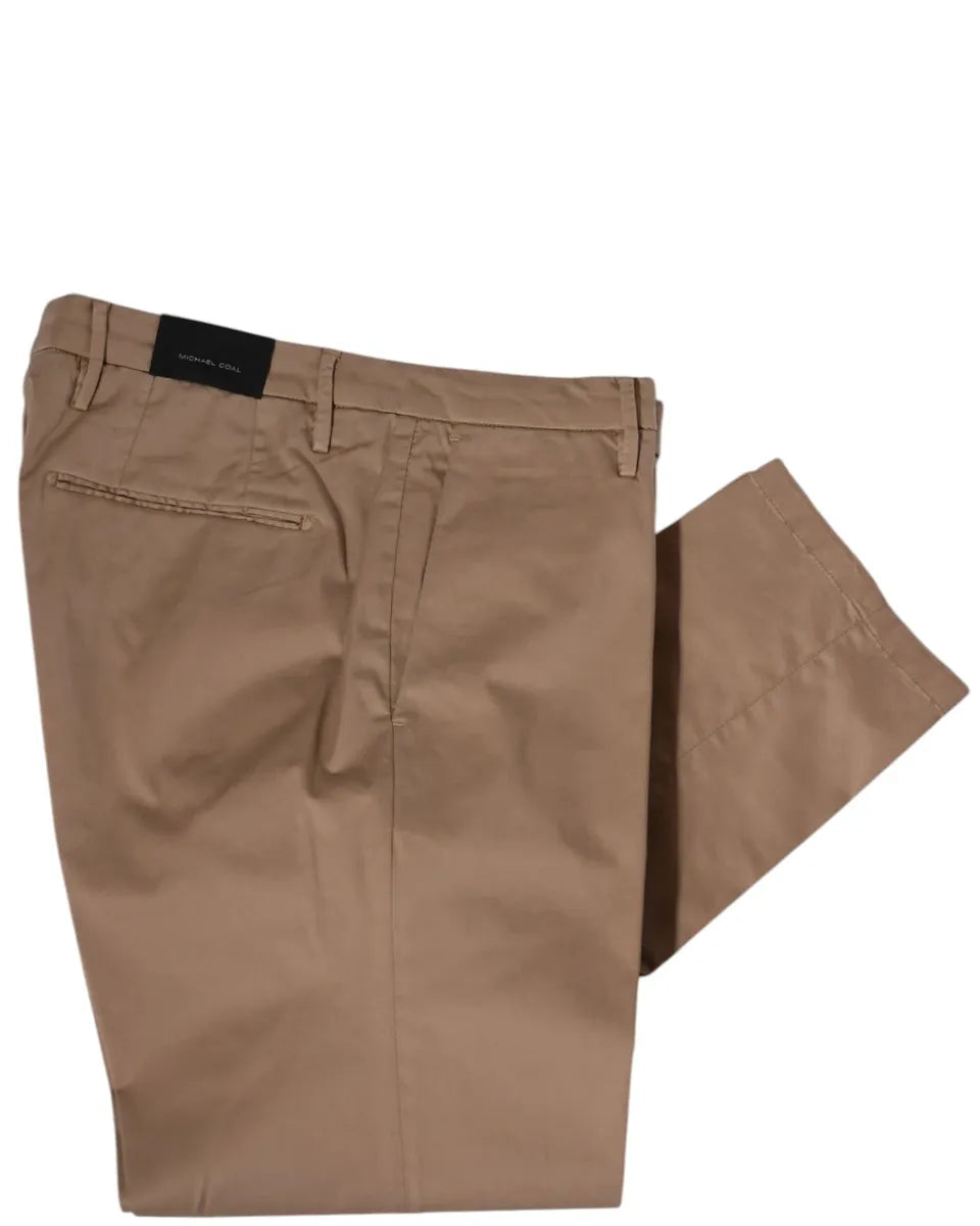Pantaloni Brad in Cotone Elasticizzato-Michael Coal-Pantaloni-Vittorio Citro Boutique