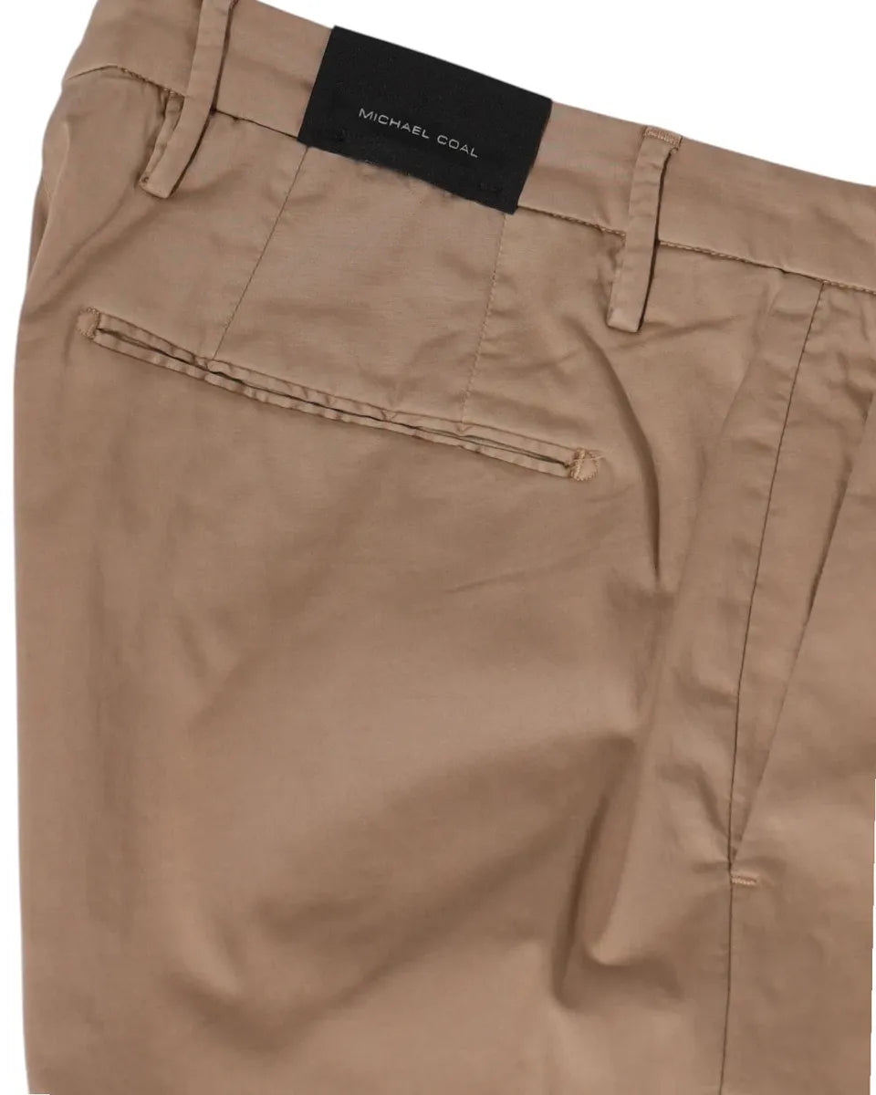 Pantaloni Brad in Cotone Elasticizzato-Michael Coal-Pantaloni-Vittorio Citro Boutique