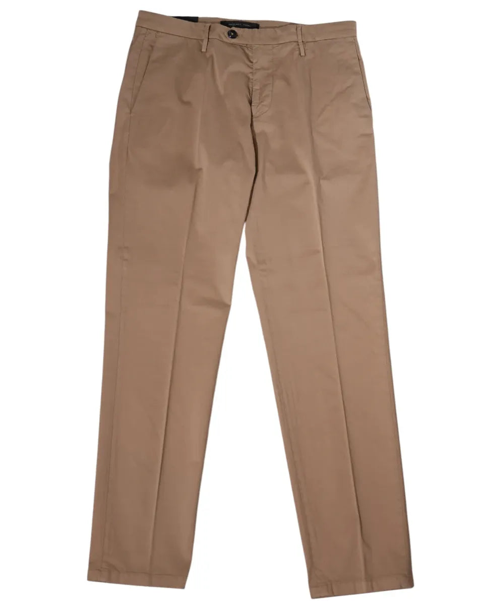 Pantaloni Brad in Cotone Elasticizzato-Michael Coal-Pantaloni-Vittorio Citro Boutique