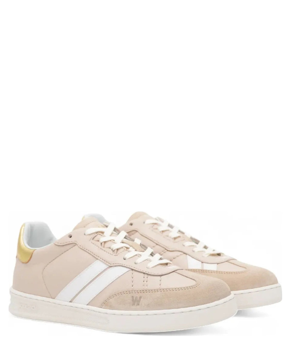 Sneakers Beige in Camoscio e Seta-Woolrich-Sneakers-Vittorio Citro Boutique