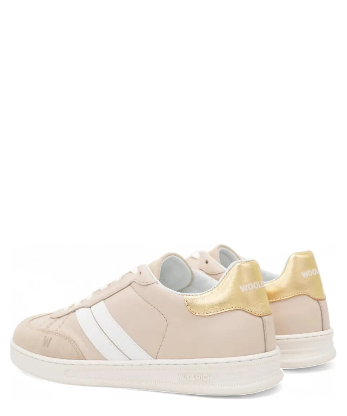 Sneakers Beige in Camoscio e Seta-Woolrich-Sneakers-Vittorio Citro Boutique