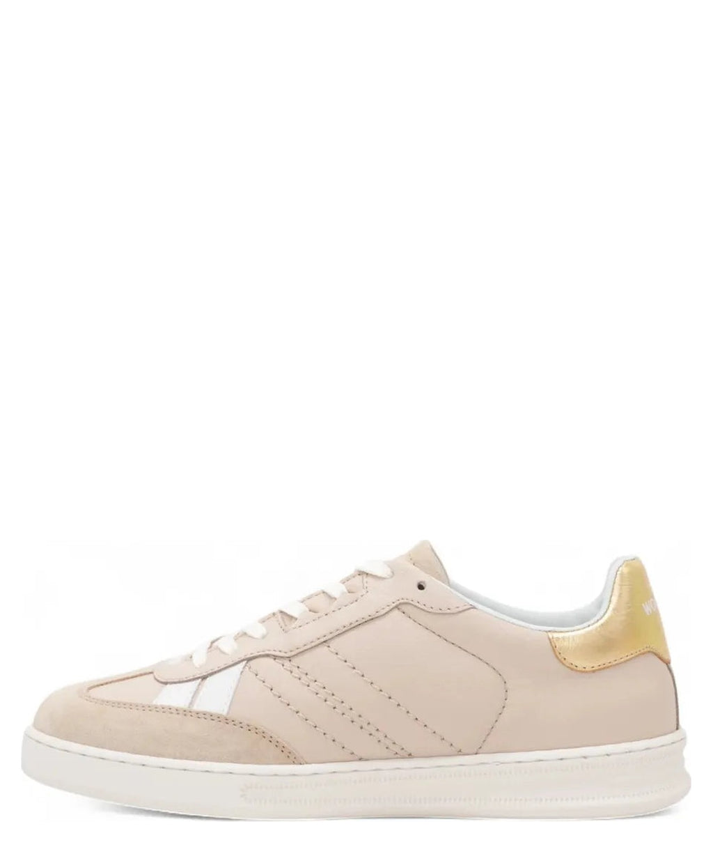 Sneakers Beige in Camoscio e Seta-Woolrich-Sneakers-Vittorio Citro Boutique