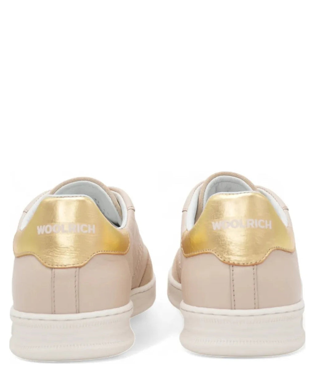 Sneakers Beige in Camoscio e Seta-Woolrich-Sneakers-Vittorio Citro Boutique