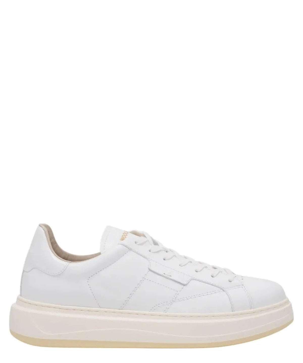 Sneakers Woolrich Arrow in Pelle Abrasivata Bianca-Woolrich-Sneakers-Vittorio Citro Boutique