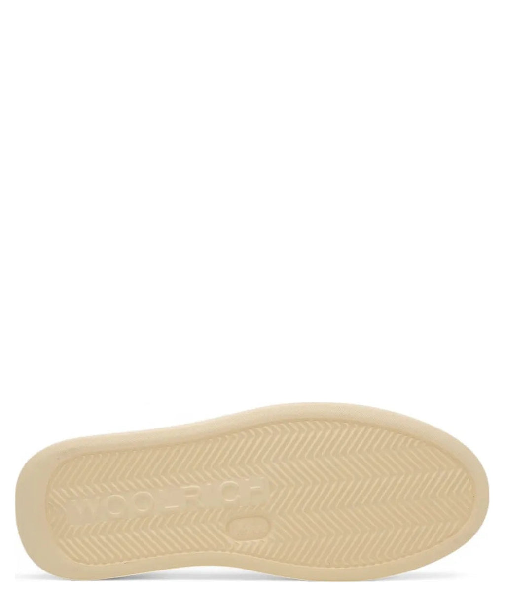 Sneakers Woolrich Arrow in Pelle Abrasivata Bianca-Woolrich-Sneakers-Vittorio Citro Boutique