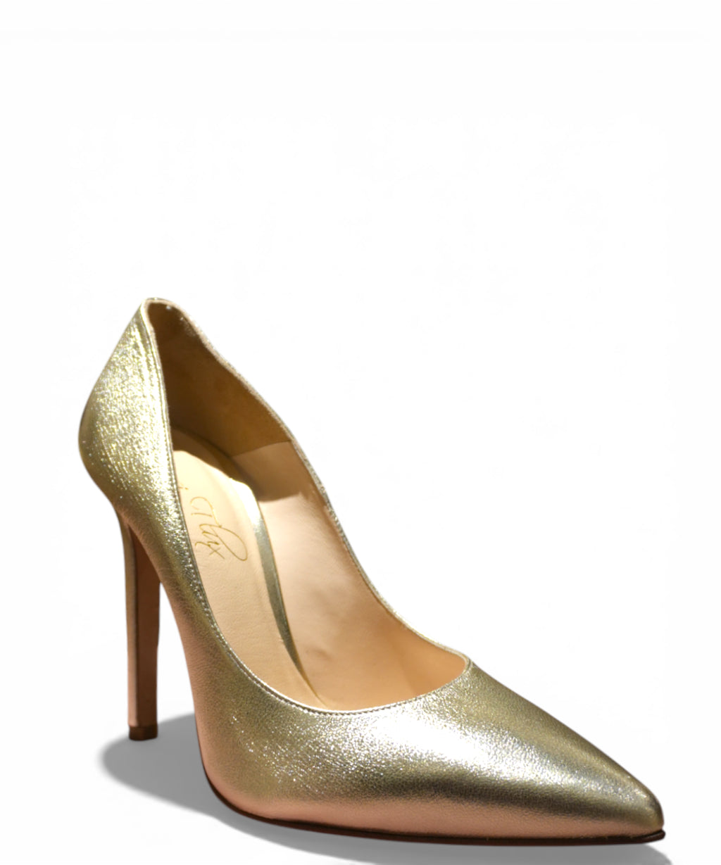 Women's Decollete Laminated Leather Giusy Flux