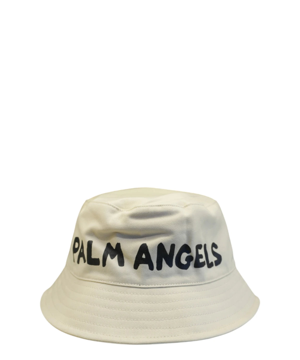 Palm Angels White Bucket Hat - Palm Angels White Bucket Hat | 100