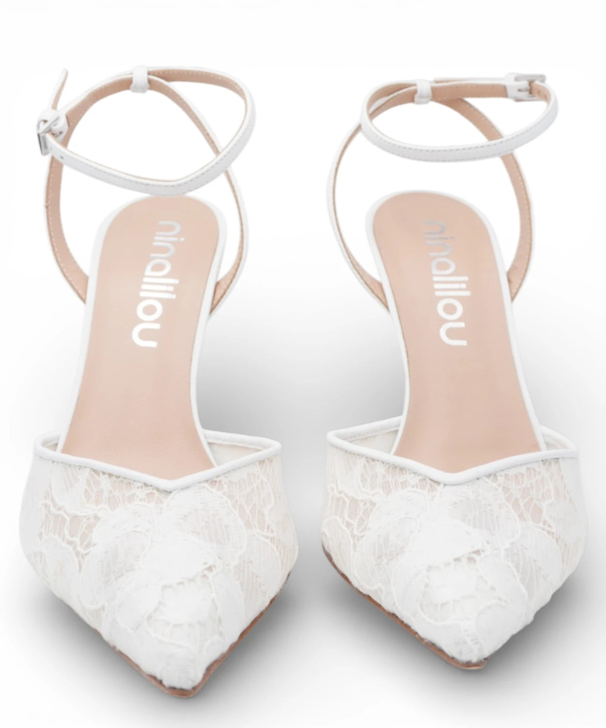 Scarpe Sposa Ninalilou Amy in Nappa Bianca
