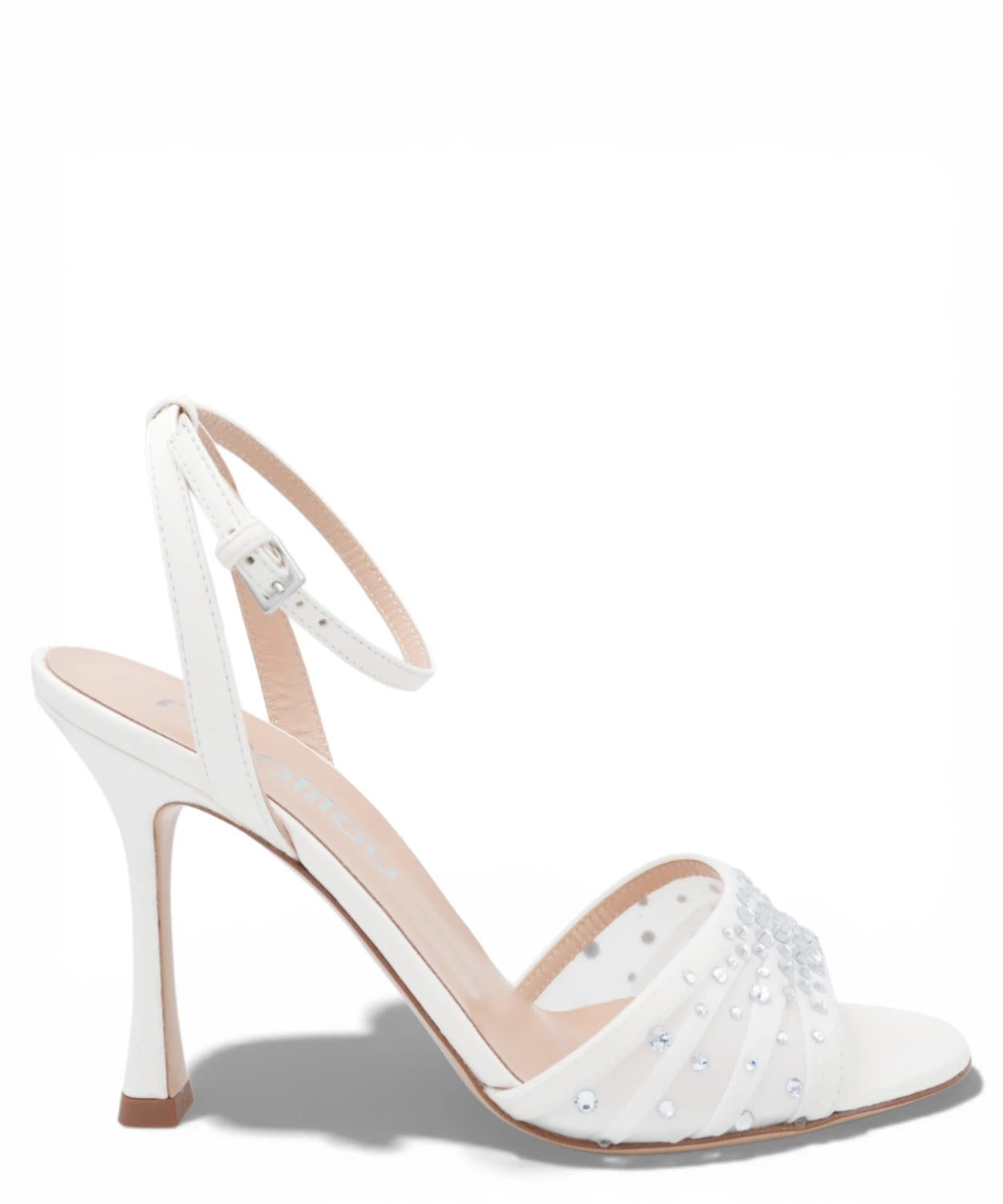 Sandali Sposa Ninalilou Mya 905 in Nappa Avorio