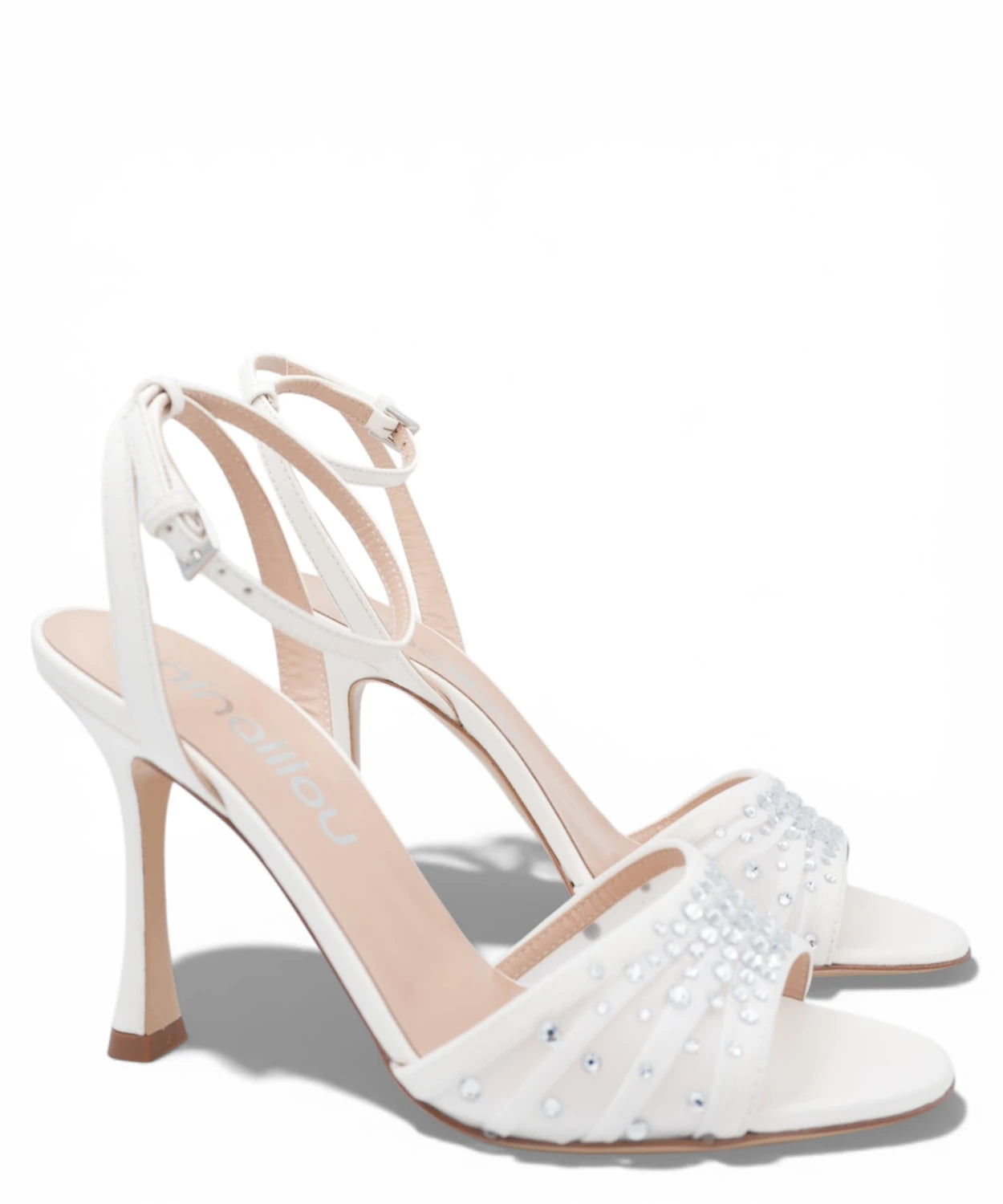 Sandali Sposa Ninalilou Mya 905 in Nappa Avorio