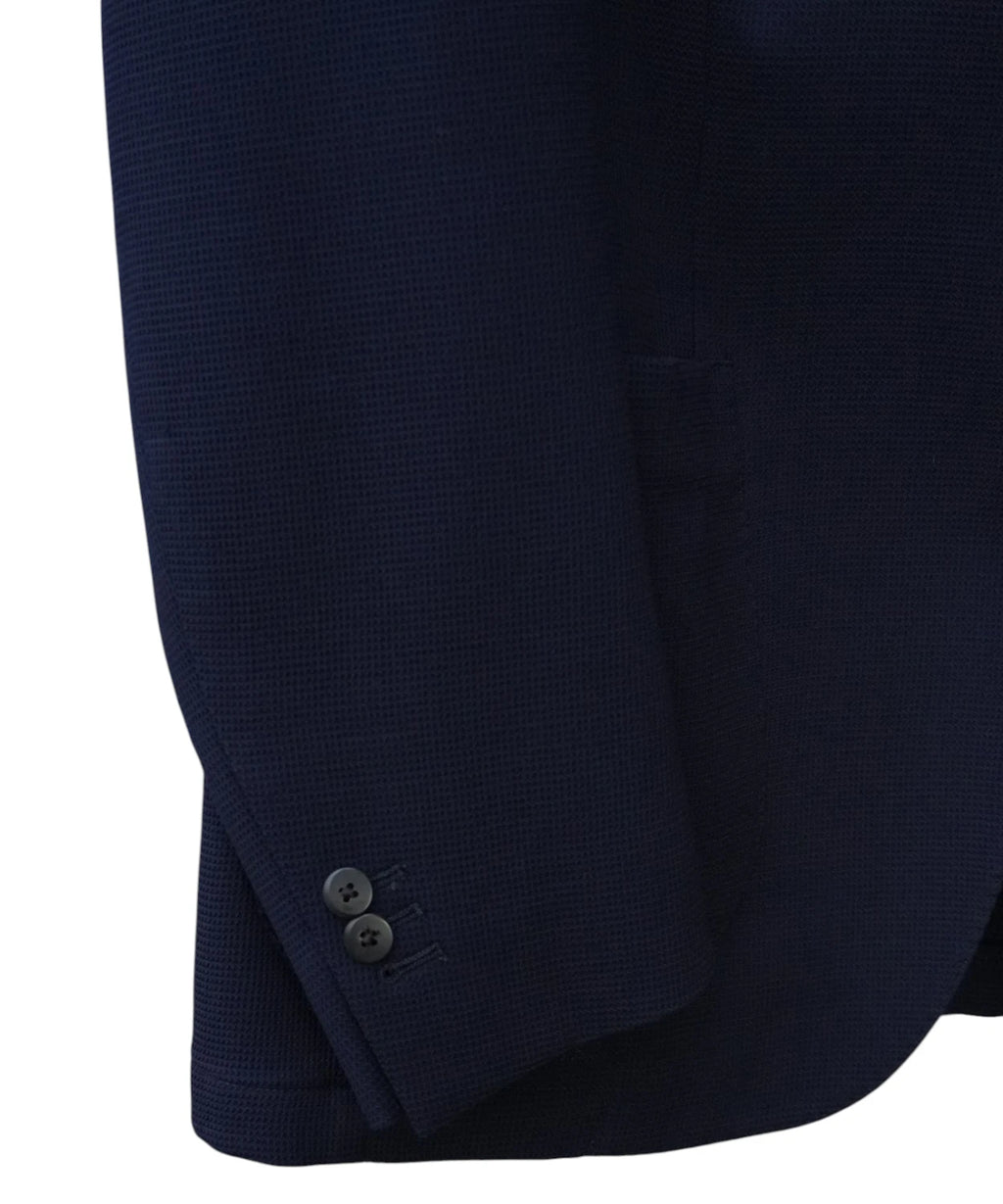 Men's Blue Super 120's Wool Jacket - Tailored Blazer