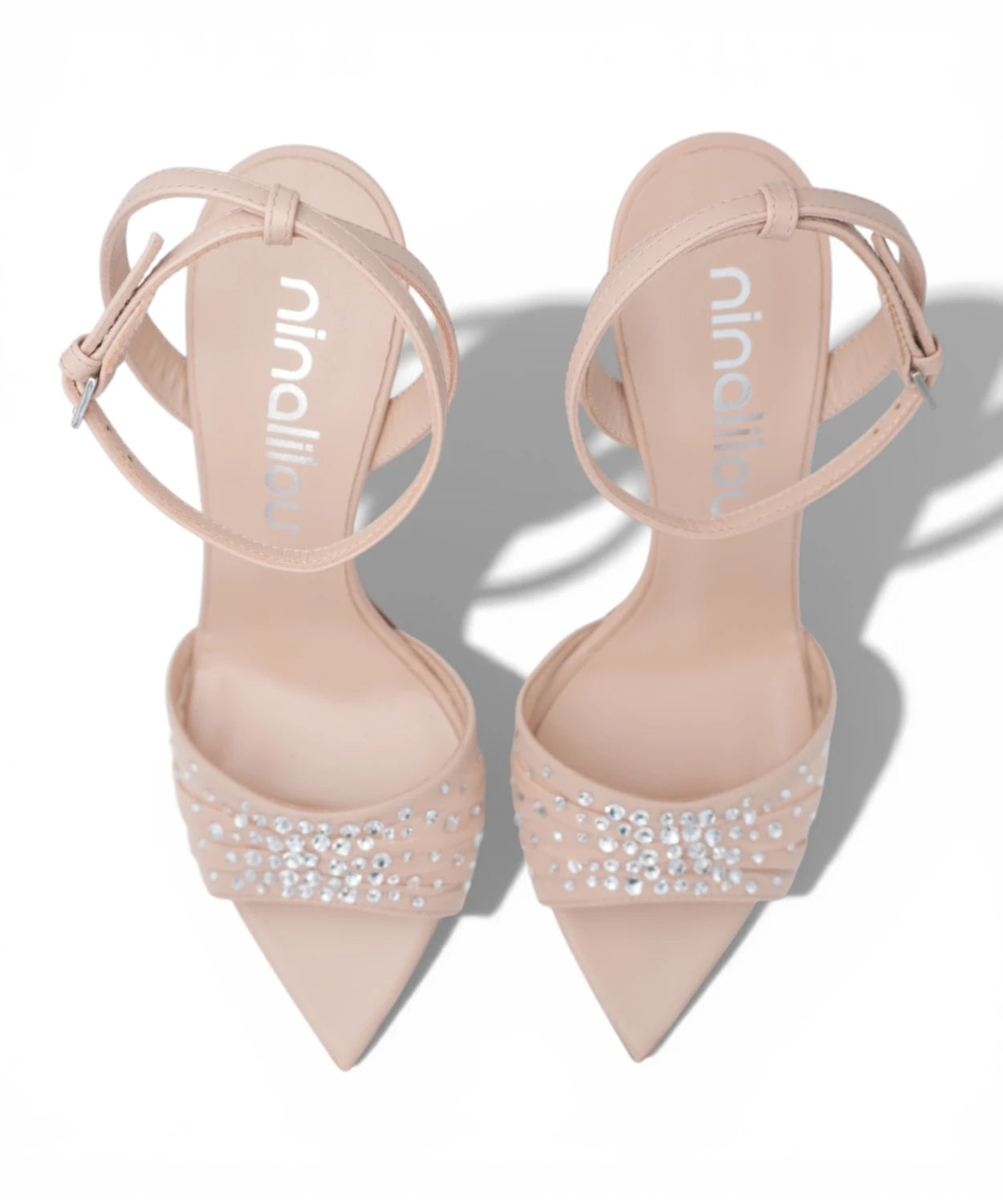 Sandalo con Tacco Peak 905 con Strass - Eleganza Nude