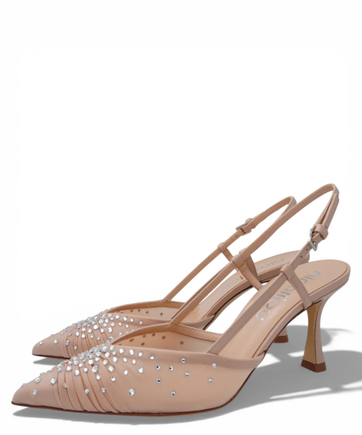 Ninalilou Amy 757 C – Slingback Nude con Strass