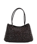 Borsa in Pelle Intrecciata a Mano Santa Croce Cactus