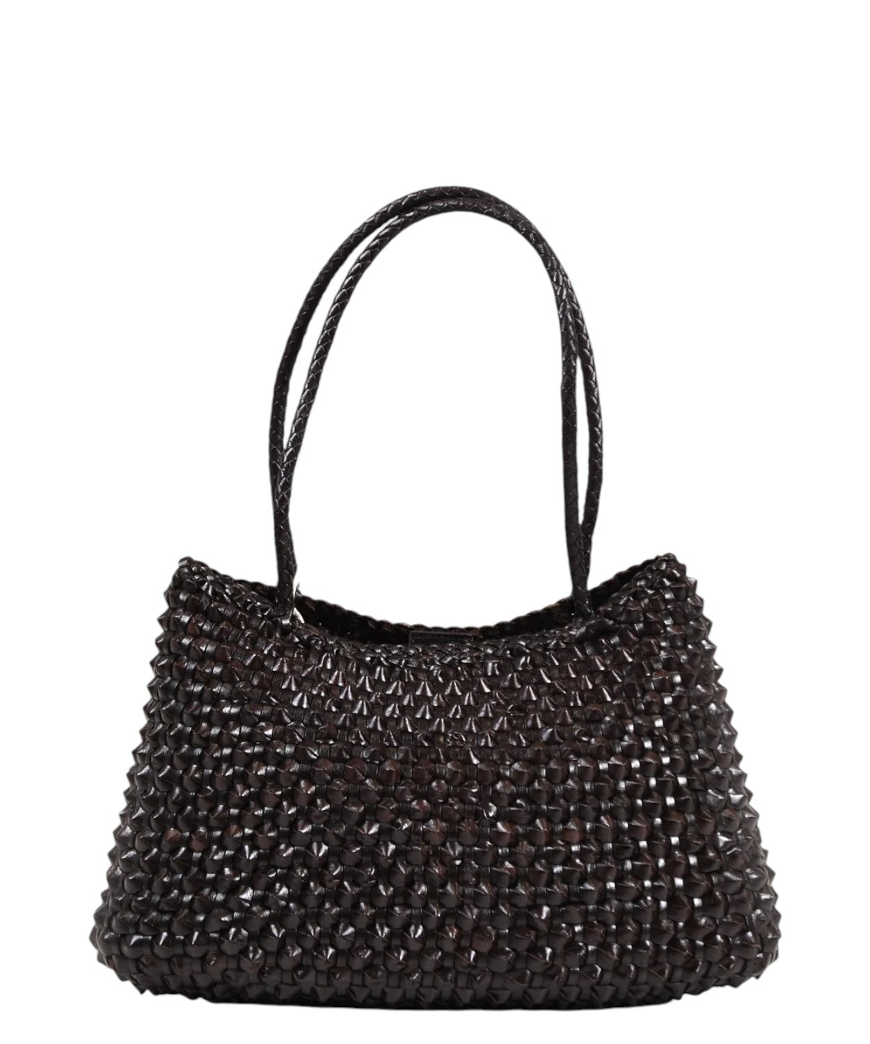 Borsa in Pelle Intrecciata a Mano Santa Croce Cactus