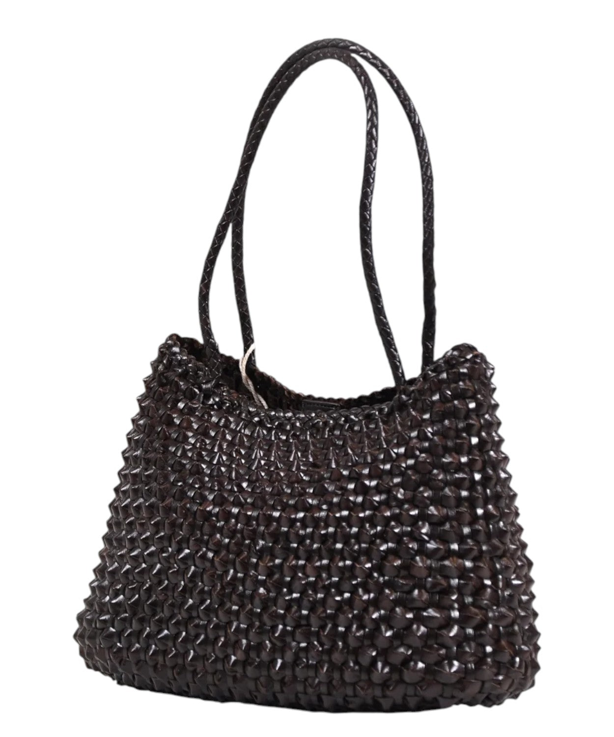 Borsa in Pelle Intrecciata a Mano Santa Croce Cactus